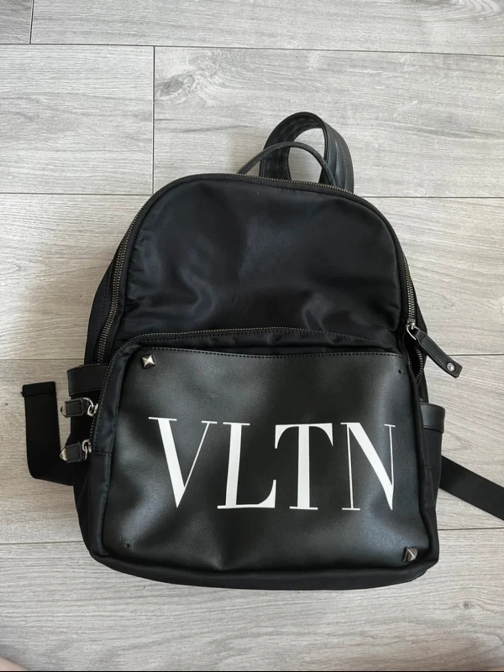 VLTN Black Men's Backpack